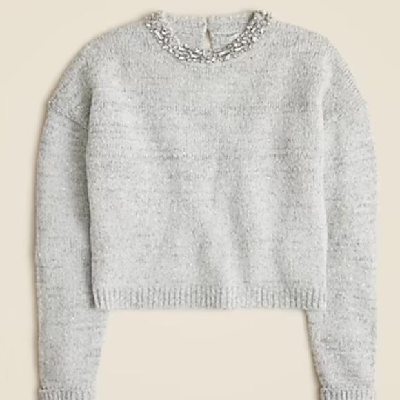 J. Crew Embellished pullover sweater M - Picture 4 of 11